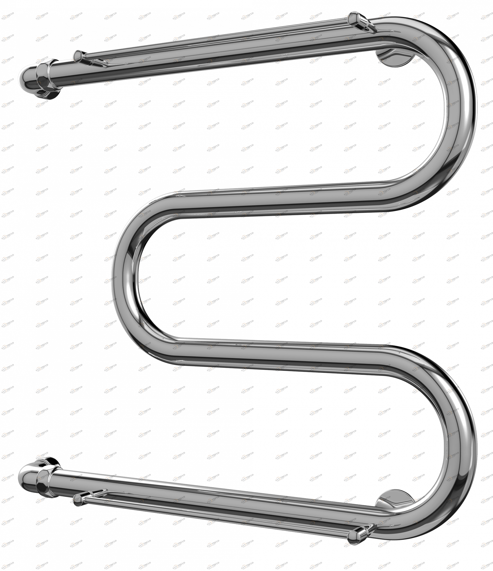 4620768880438 ЭКОНОМ М-обр с/п AISI 32х2 600х600 Полотенцесушитель TERMINUS Нержавеющая сталь