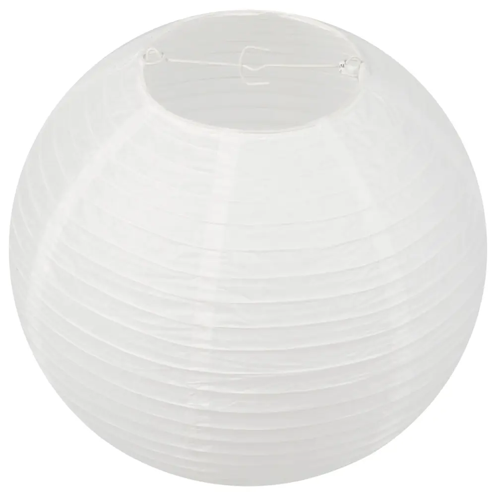 Абажур Goa 30 см, бумага, цвет белый металлик Santreyd STLM-2014065