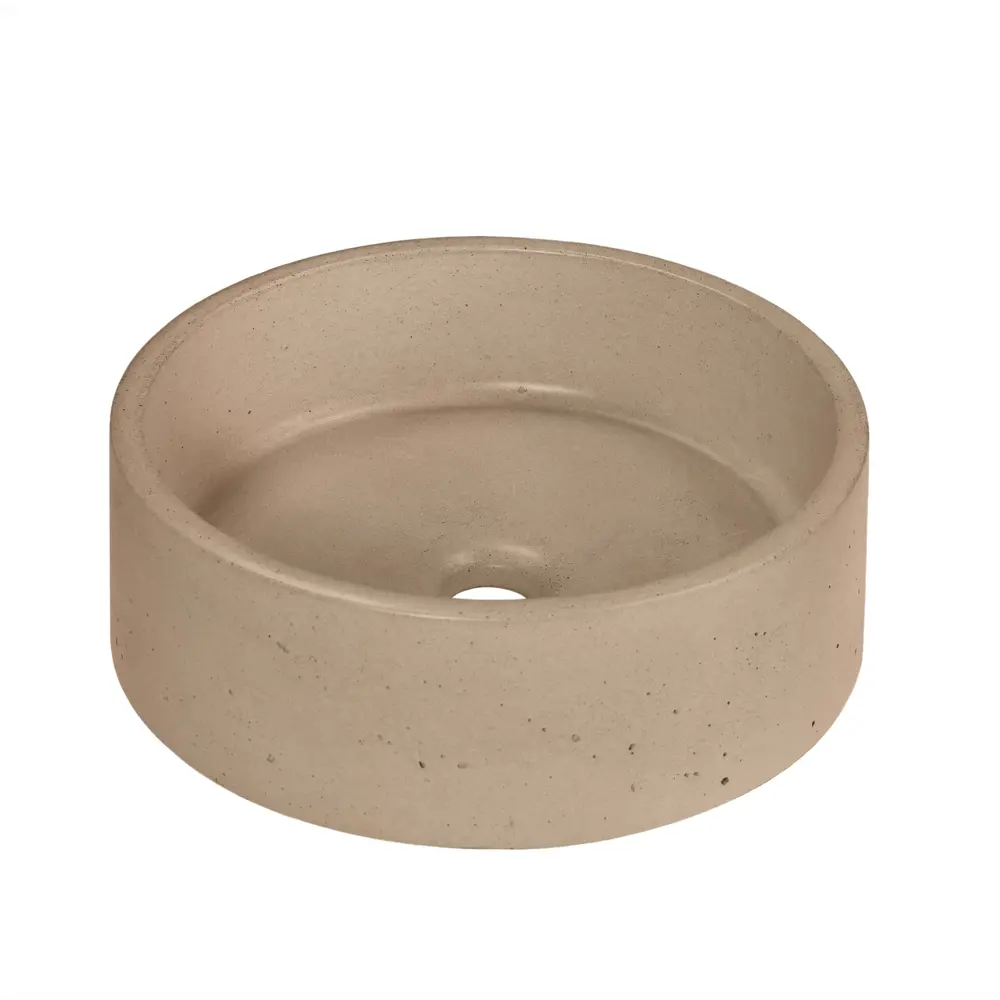 Раковина Round накладная 36x36 см цвет бежевый матовый Santreyd STLM-2032677