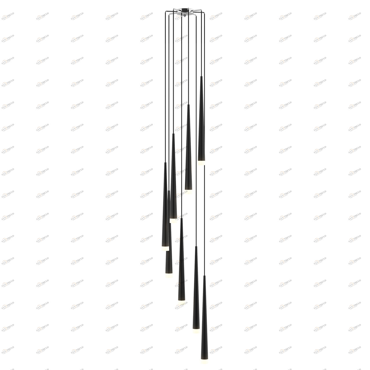 Подвесная люстра Lightstar Meta Duovo 807087 LIGHTSTAR ДИЗАЙНЕРСКИЕ, META DUOVO 056095 Черный 