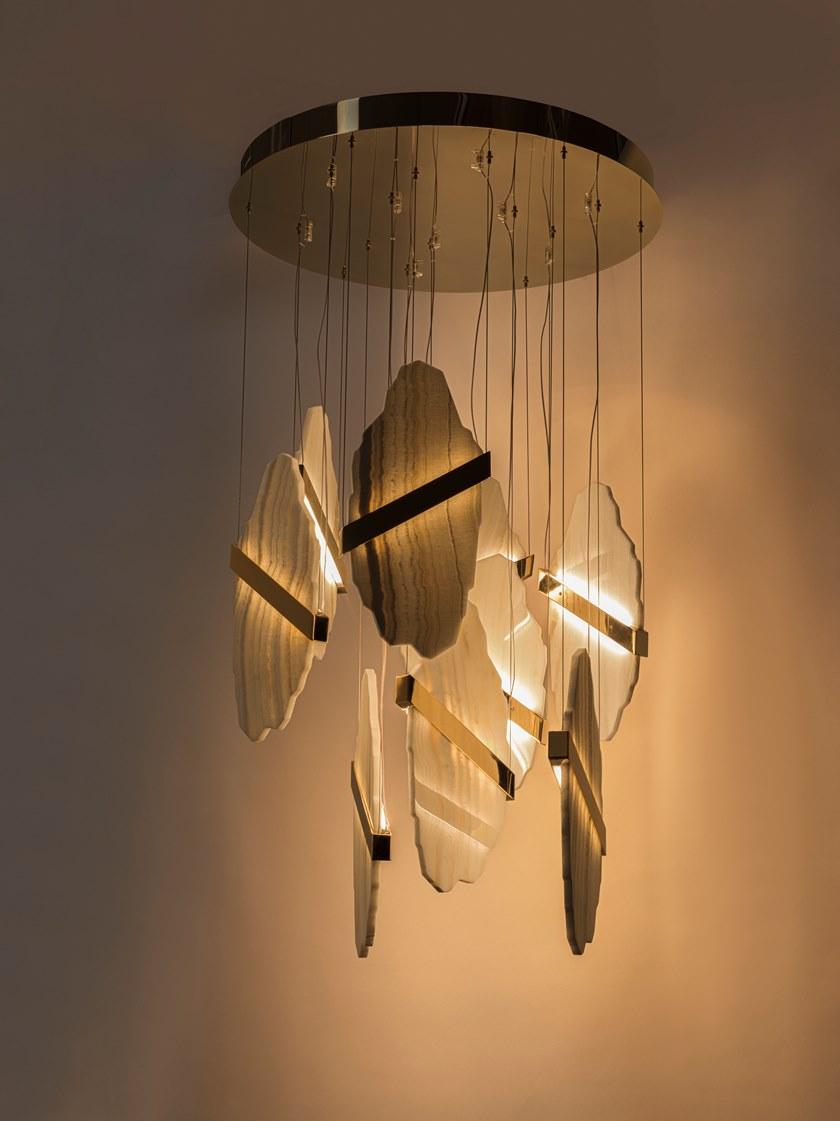 Visionnaire Светодиодная люстра скрытого света из оникса sun-id-1447663 - Вид №1