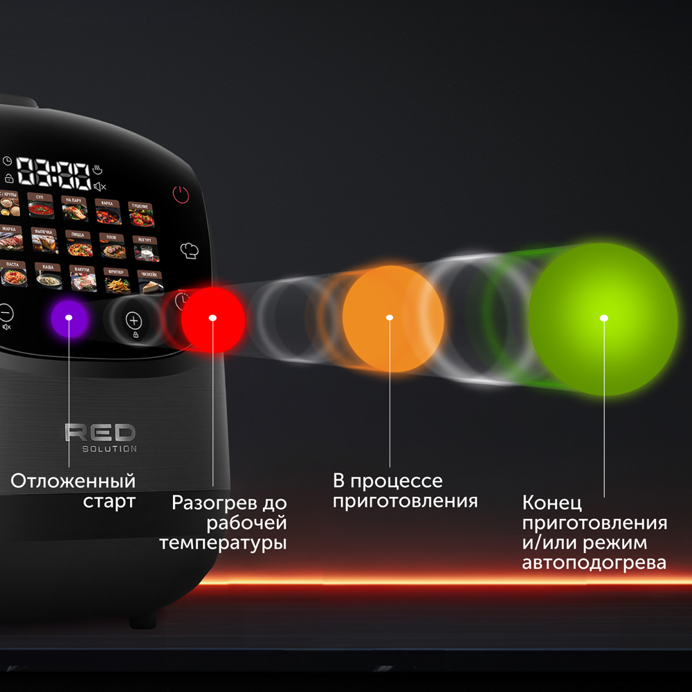 9052319 Мультиварка RED SOLUTION COLORSENSE RMC-88 черный STDN-0062707 - Вид №13