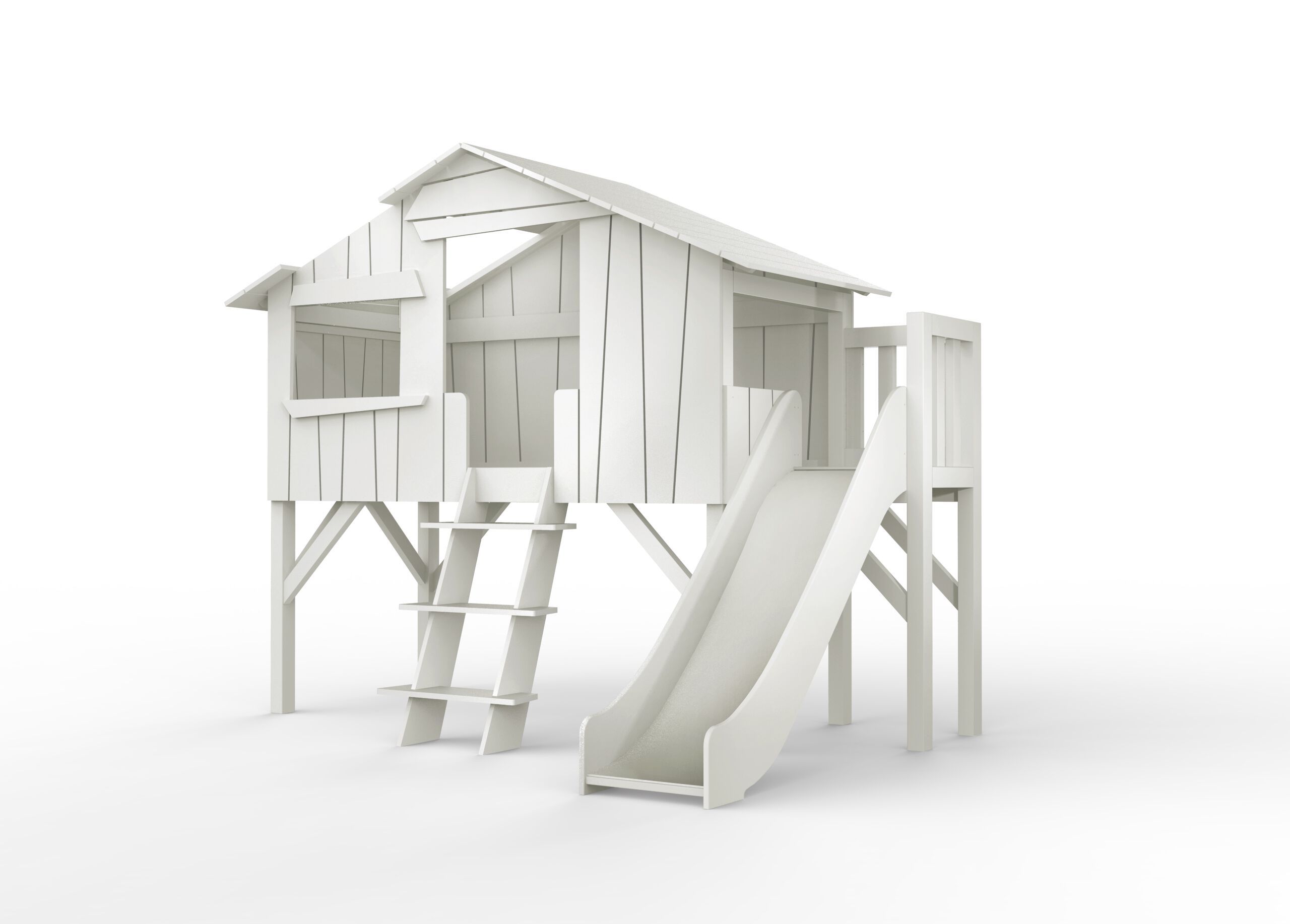 Кровать-чердак из МДФ с горкой и платформой Mathy by Bols TREEHOUSE BEDS &amp ARCH-00125739 - Вид №28