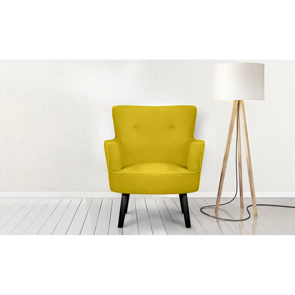 Кресло полиэстер Seasons Вилли 77x86x76 см цвет желтый STLM-2043911 - Вид №4