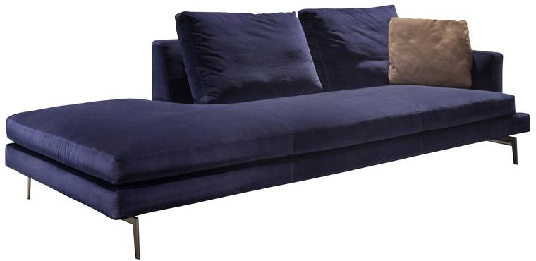 Verzelloni Секционный диван со съемным чехлом из ткани Larsen sun-id-1458754 - Вид №2