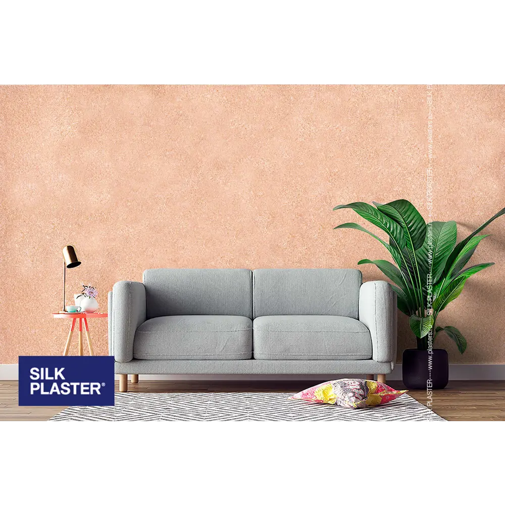 Жидкие обои Silk Plaster Absolute А220 1.05 кг цвет розово-бежевый 82736035 STLM-2082753  - Вид №3