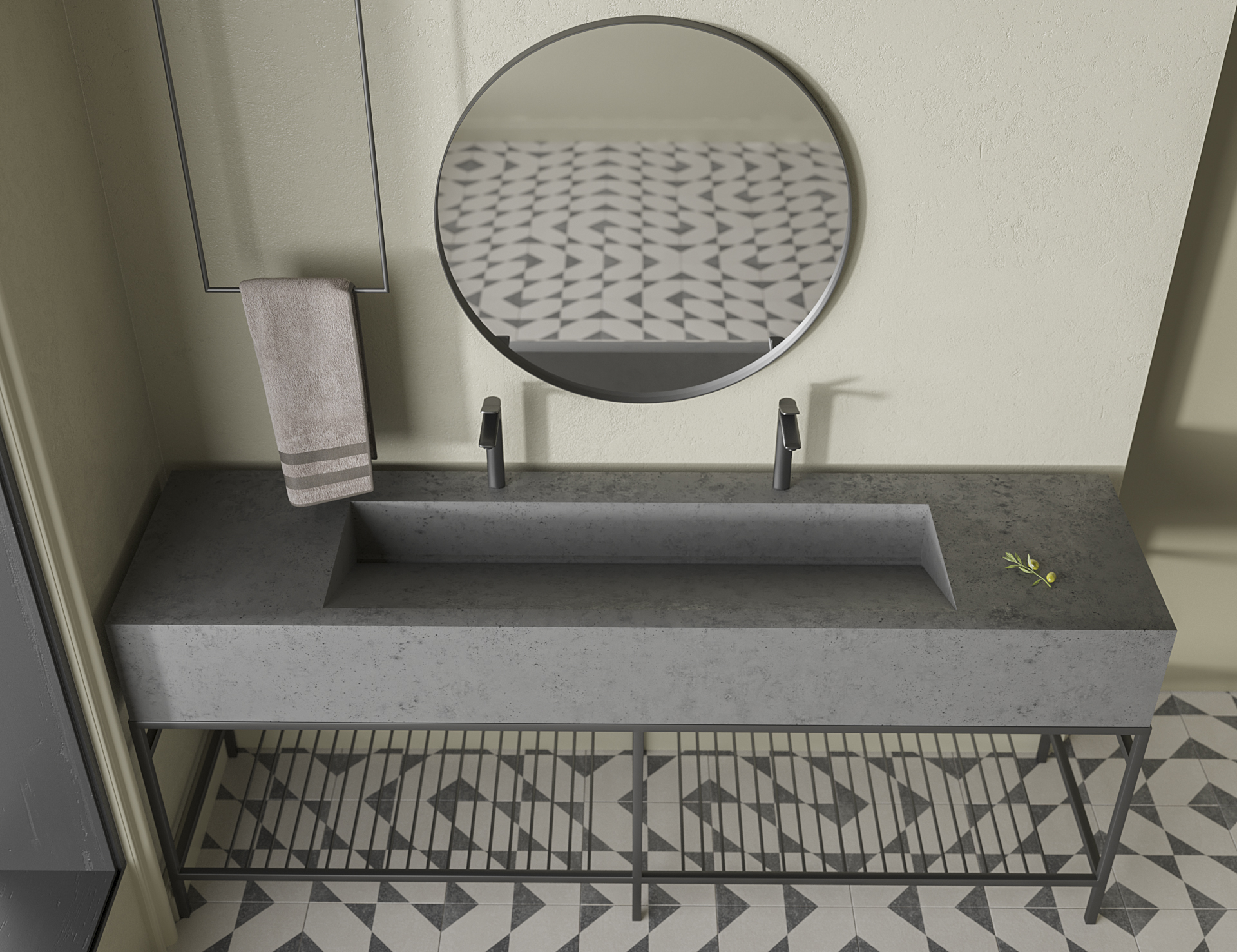 WB-614L Раковина из бетона BET-ON BetOn  - Вид №1