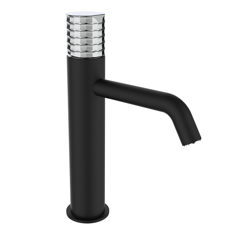 75540752 PREMIUM Черный XL Умывальник смеситель Черный-Хром GRB MIXERS Aura