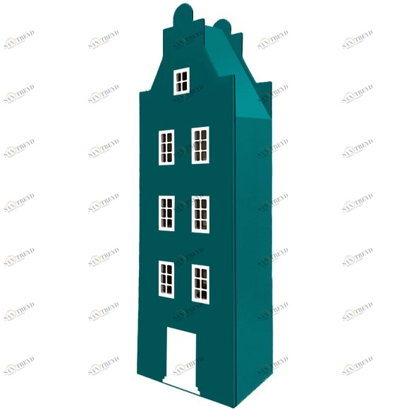 Шкаф-домик детский левый "Амстердам-7" МАНДАРИН АМСТЕРДАМ 178624 Зеленый Santreyd 