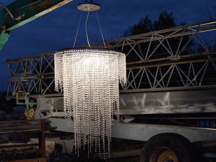 MULTIFORME Подвесной светильник Led crystal с кристаллами Crystal dream o Ss4080e-90x70x110-c3