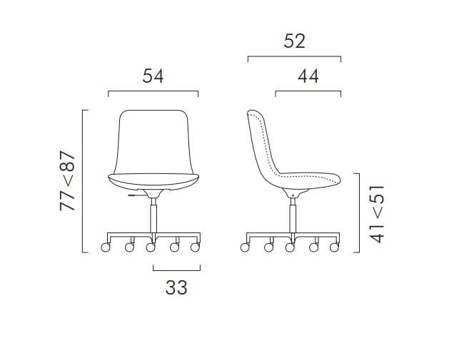 Офисное кресло из ткани с 5 спицами FREZZA цветок лотоса ARCH-00122810 - Вид №2