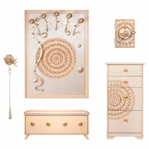 15007,14023,11557,75092,25004,27009 Комплект Heri Айвори из 6-ти предметов BOGACHO