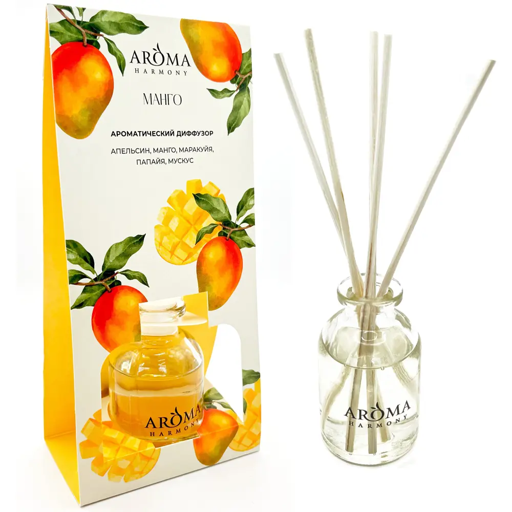 Ароматический диффузор Aroma Harmony Манго 30 мл 89387517 STLM-2191514  - Вид №1