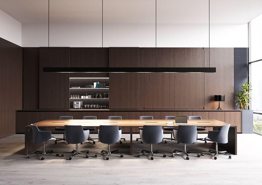 LD Seating Обтянутый кожей вращающийся офисный стул с подлокотниками Melody meeting 360 -fw-v - Вид №3