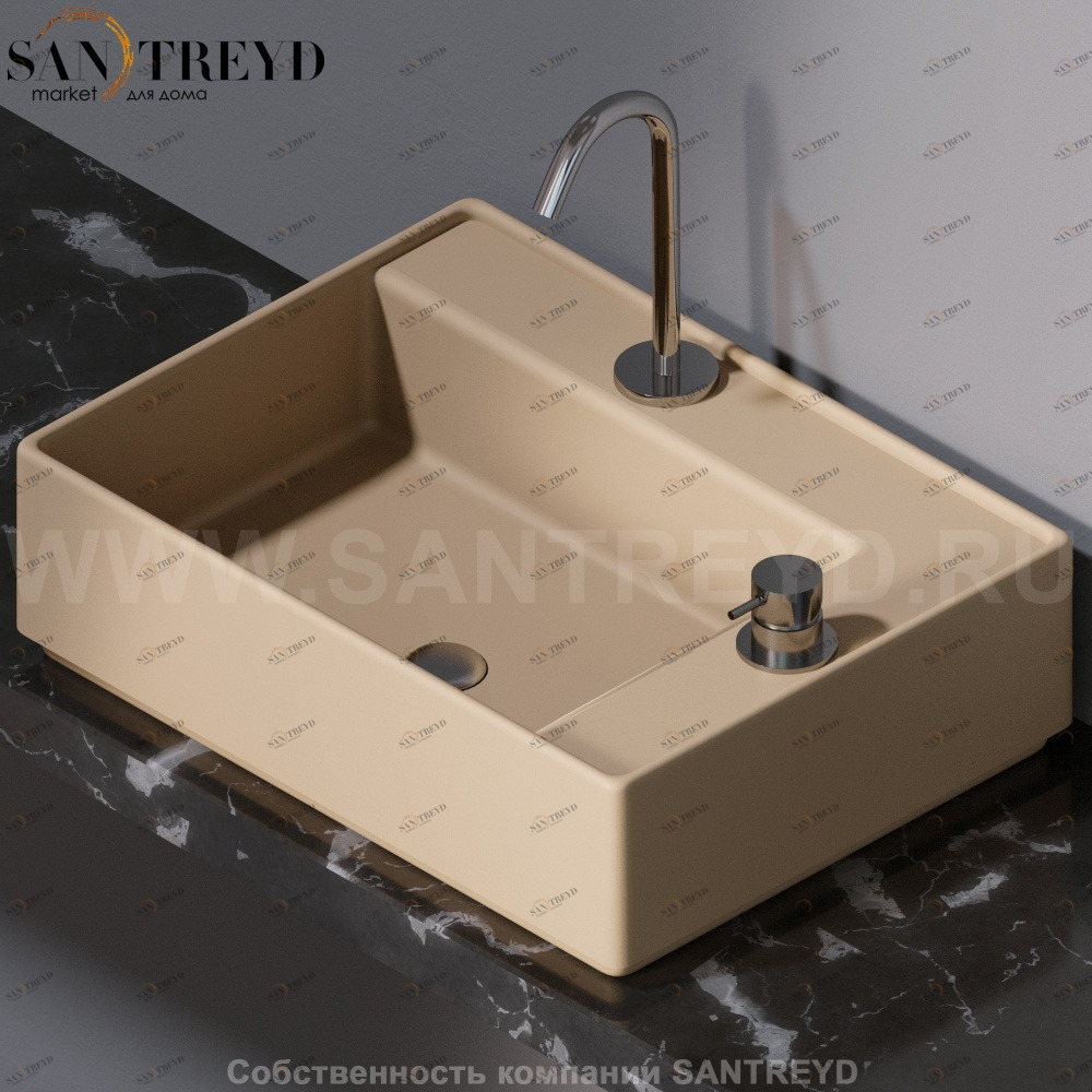 L640131 Накладная раковина на столешницу  прямоугольная A. e T. Italia Fly AeT ITALIA