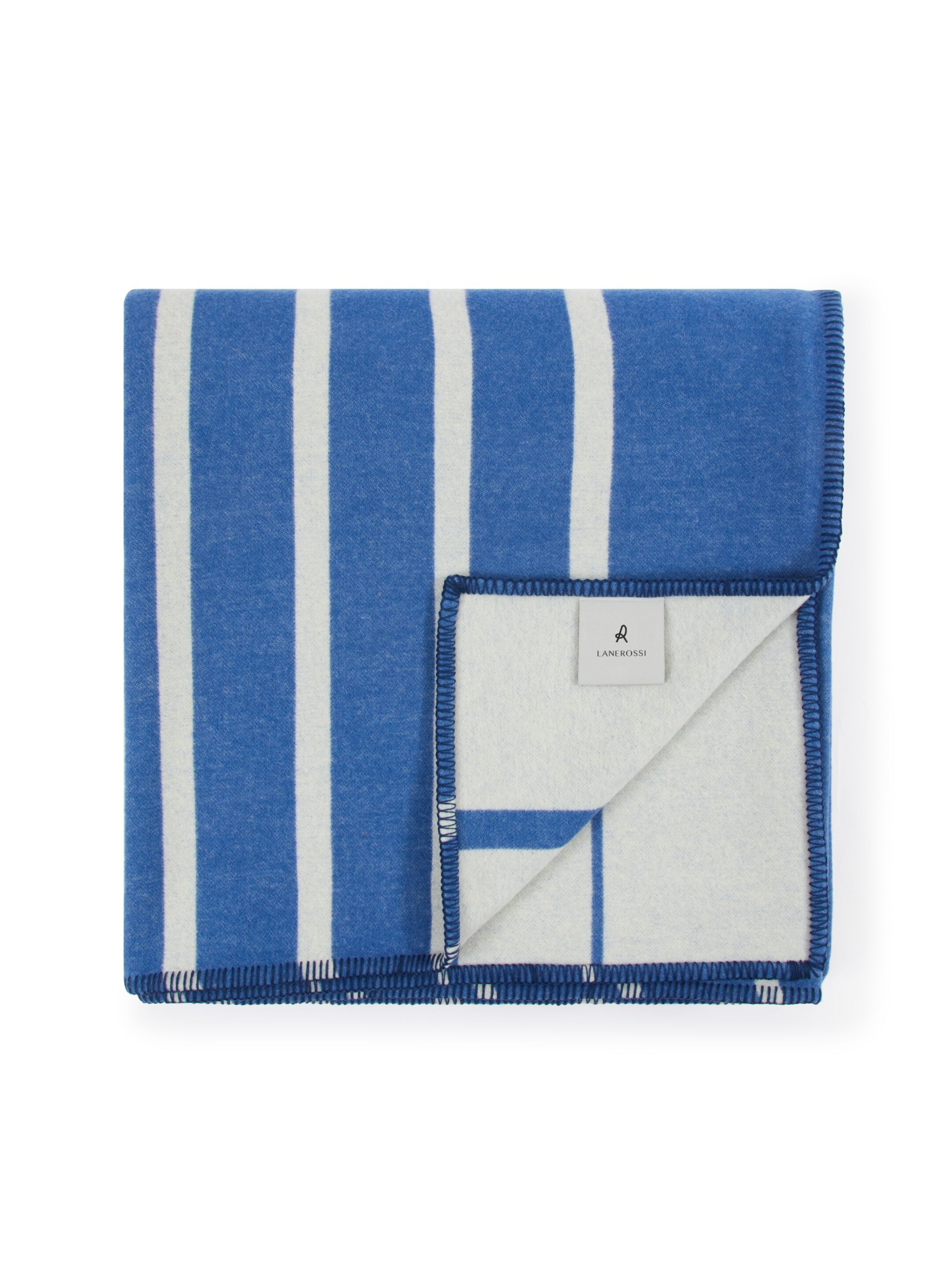 Двустороннее одеяло из мериносовой шерсти и кашемира Lanerossi Оптическая ARCH-00086862 - Вид №17