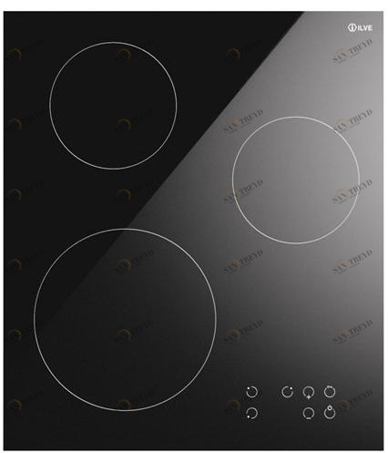 Ilve Встраиваемая индукционная стеклокерамическая плита Pro line Khvi45tc Santreyd 