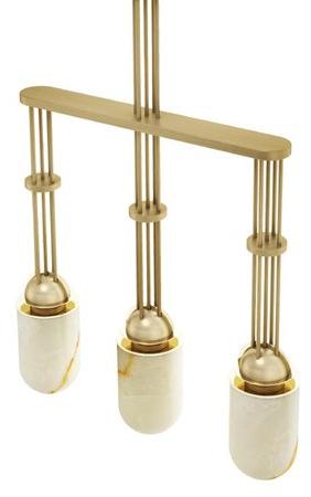 Porustudio Подвесной светильник из алебастра Russell sun-id-1358112 - Вид №2