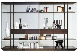 Molteni & C. Витрина / шкаф из алюминия и стекла