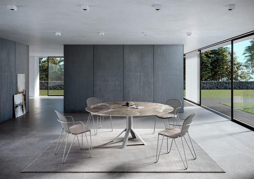 Joli Штабелируемый алюминиевый стул с подлокотниками Fizz sun-id-1486120 - Вид №5