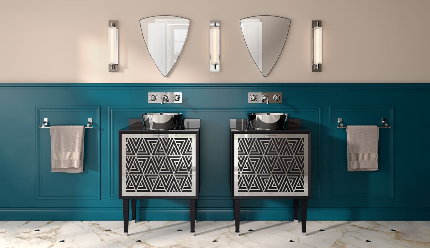 Деревянный шкаф для раковины с выдвижными ящиками Park Avenue CORA 1S ARCH-00065934 - Вид №1