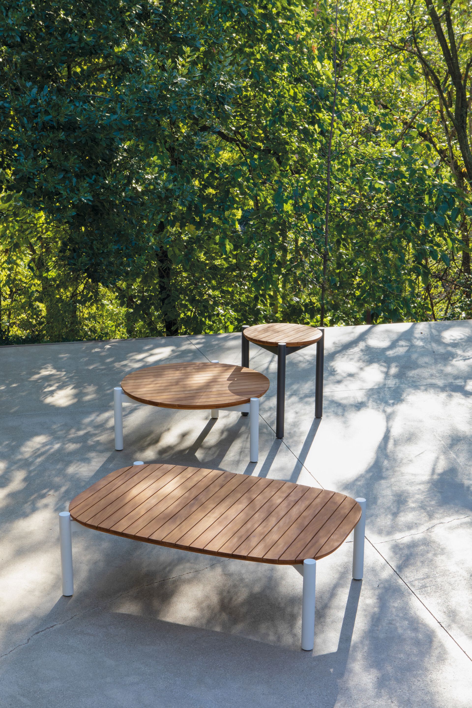 Прямоугольный садовый столик из тика и алюминия Atmosphera ARCH-00122548 - Вид №2