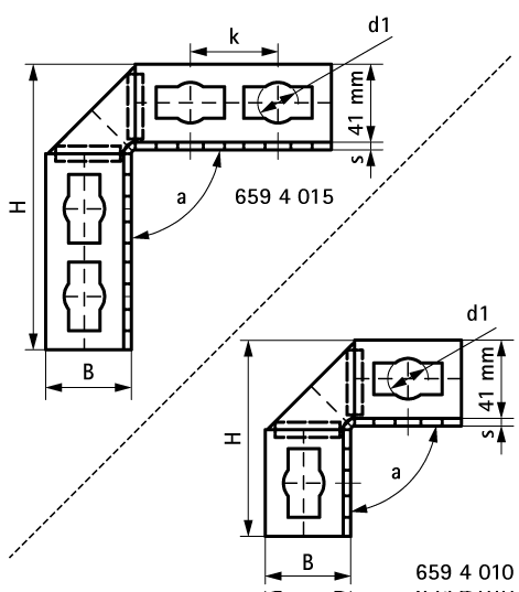 6594015 Монтажные профиля BIS PushStrut Соединитель 90° для облегчённого монтажа сложных конструкций из профиля WALRAVEN  - Вид №1