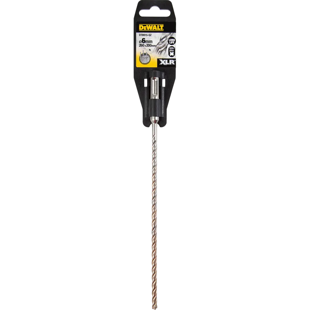 Бур по бетону SDS-Plus 6х200х260 мм DeWalt XLR DT8915 18748025 STLM-2069376  - Вид №2