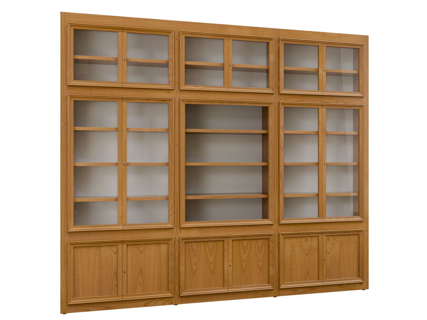 Секционный книжный шкаф из вишни Morelato Maschera ARCH-00115009 - Вид №1