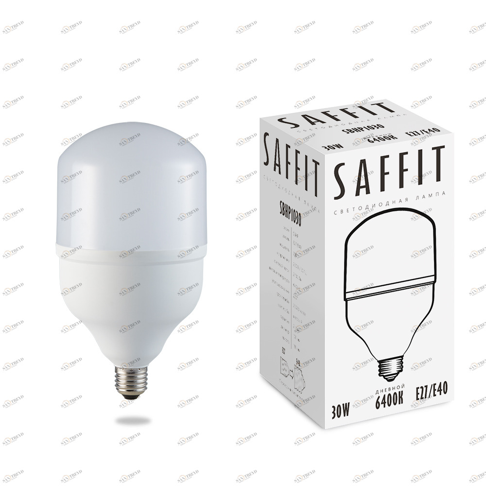 Лампа светодиодная SAFFIT E27-E40 30W 6400K SBHP1030 55091 SAFFIT  00-3956616 Матовый 