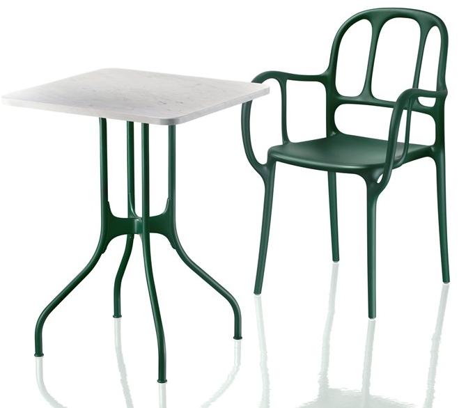 Magis Квадратный стол из каррарского мрамора Milà MILA sun-id-1455651 - Вид №1