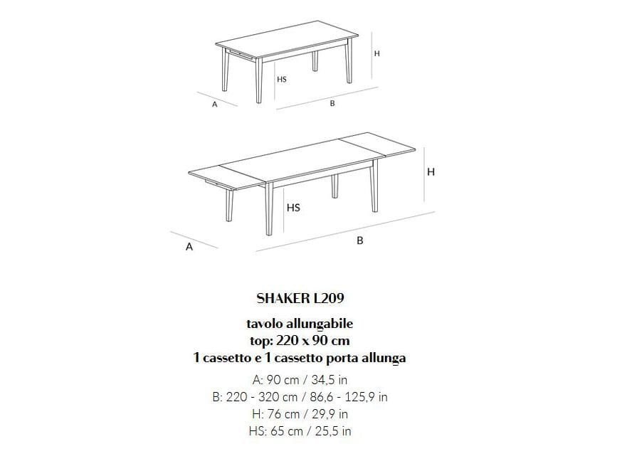 Прямоугольный обеденный стол из массива дерева Lando SHAKER ARCH-00099847 - Вид №14