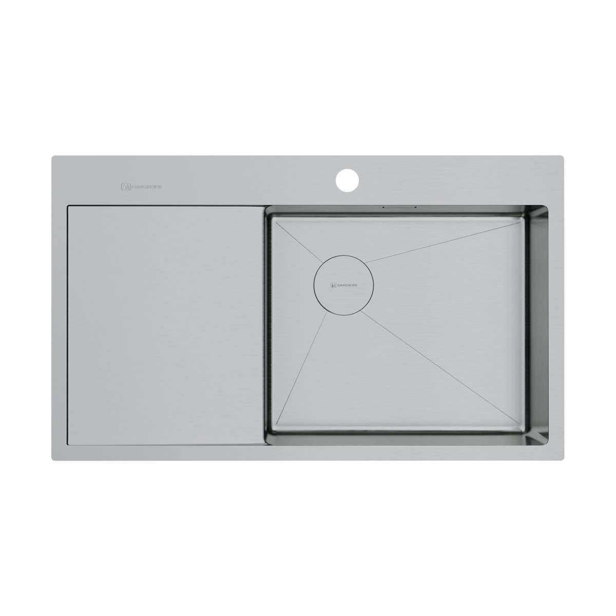 Кухонная мойка Akisame 86 Side IN-R OMOIKIRI 4997042