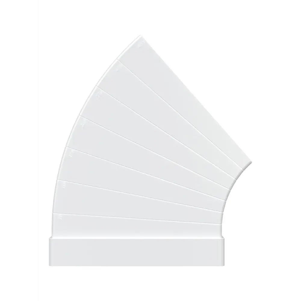 Колено разноугловое Fonet 60x204 мм пластик STLM-2161276 - Вид №2