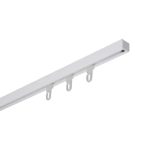 Шинный карниз в наборе однорядный Atlant Mini 200 см металл белый
