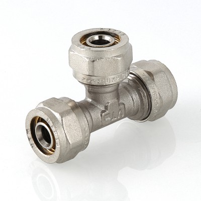 VTm.331.N.322626 Фитинг обжимной – тройник Valtec 32 х 26 х 26 мм  - Вид №7