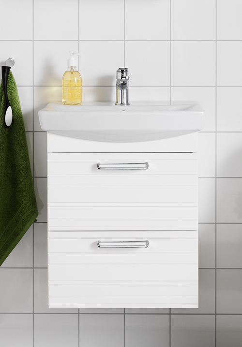 1751515 Life 700 M Шкаф Для Умывальника И Передние Линии ... Hafa  Белый 