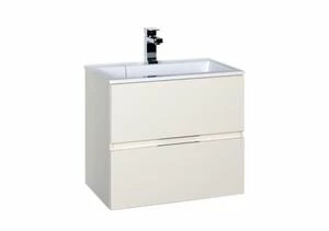 Тумба с раковиной Aquanet Алвита 60 крем