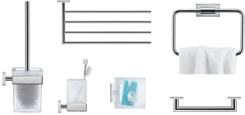 Duravit Держатель для полотенец / полка для ванной из металла Karree 009962 - Вид №1
