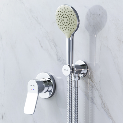 FB85A2H020 набор: см-ль д/душа душевой набор ( ручн.душ 120 мм 3 режима) шланговое присоед AM.PM X-Joy 