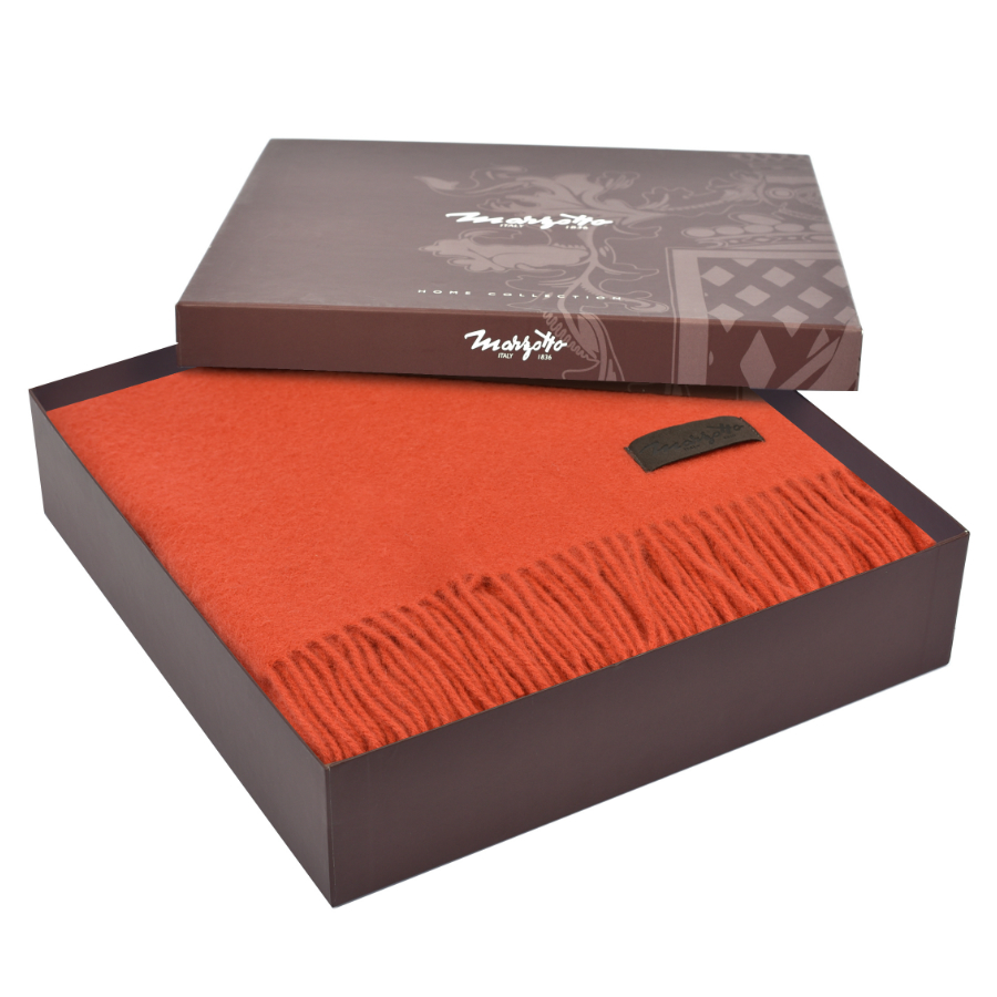 Плед шерстяной Dalia, 130х180 см, красный MARZOTTO DALIA3829 - Вид №2