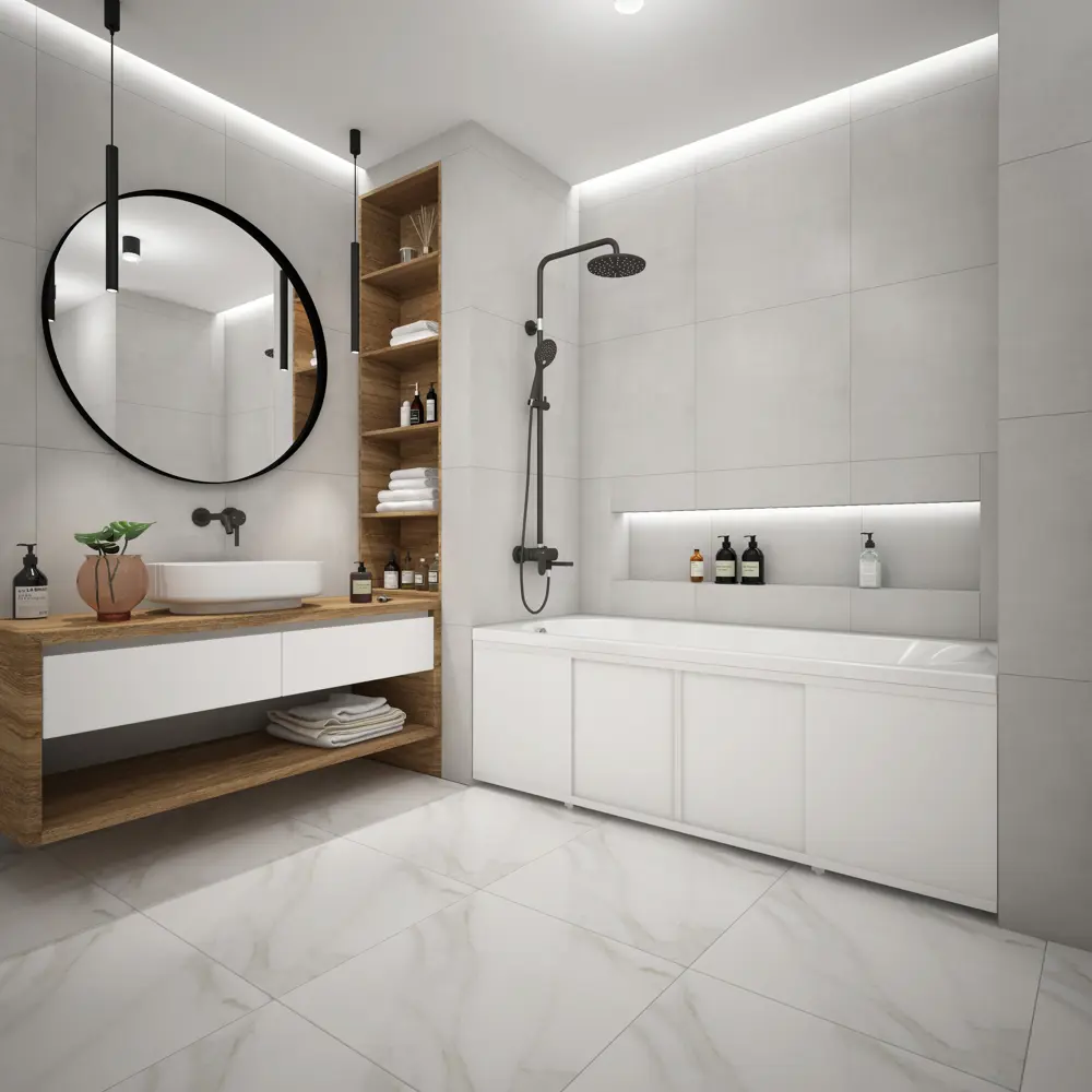 Экран-купе под ванну 169 см цвет белый Santreyd STLM-2075004 - Вид №4