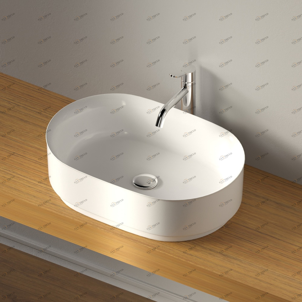 ACER0708PEXMAR Накладная раковина на столешницу  овальная Agape 