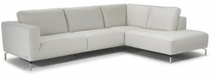 Natuzzi Кожаный диван с шезлонгом Golf
