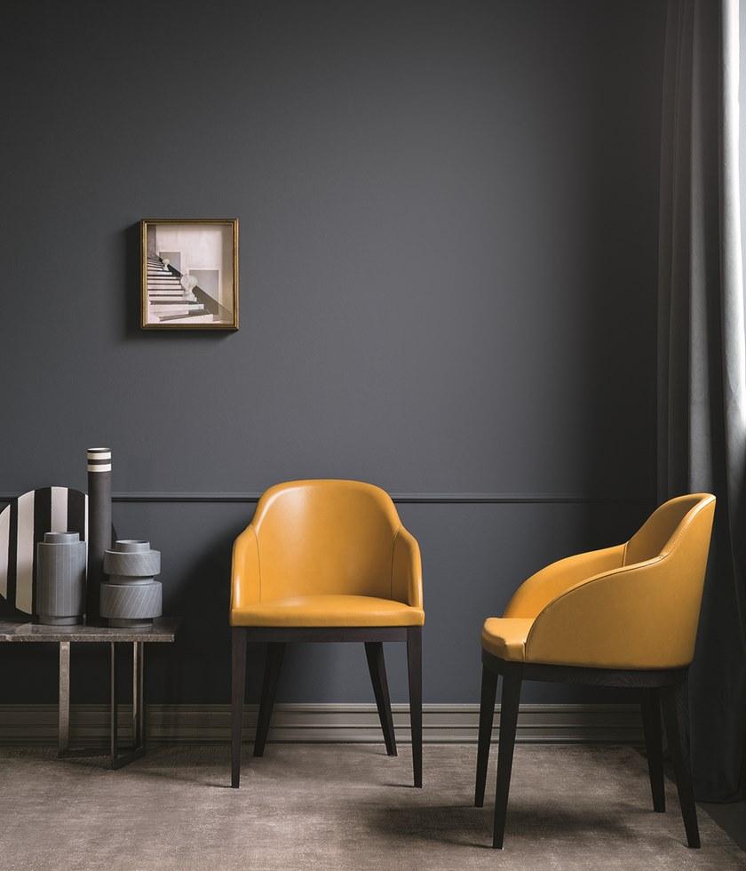 Bodema Мягкое кожаное кресло с подлокотниками  Mon000/mon001  - Вид №4