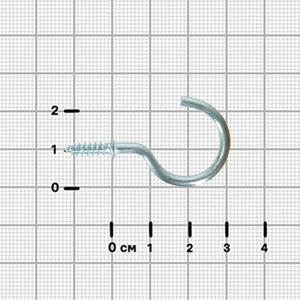 Шуруп-крюк 3.7x31 мм сталь оцинкованная 8 шт Santreyd STLM-2029687 - Вид №1