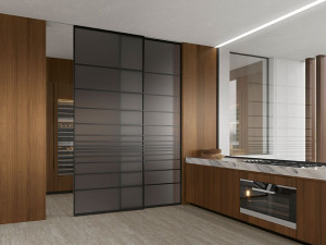 Раздвижные стеклянные и алюминиевые двери