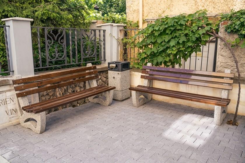 ENCHO ENCHEV - ETE Бетонный мусорный бак с крышкой для улицы  182  - Вид №7