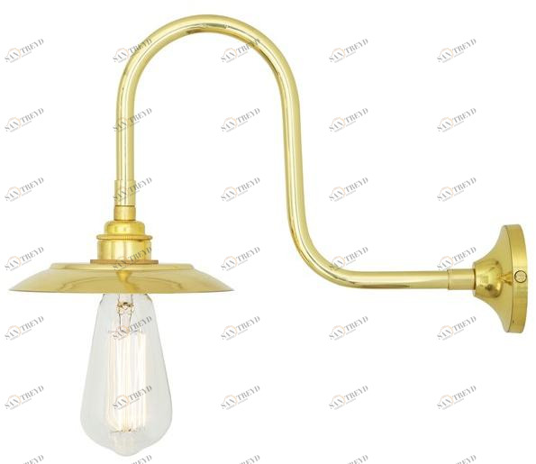 Mullan Lighting Бра из латуни с прямым светом Reznor Mlwl375 
