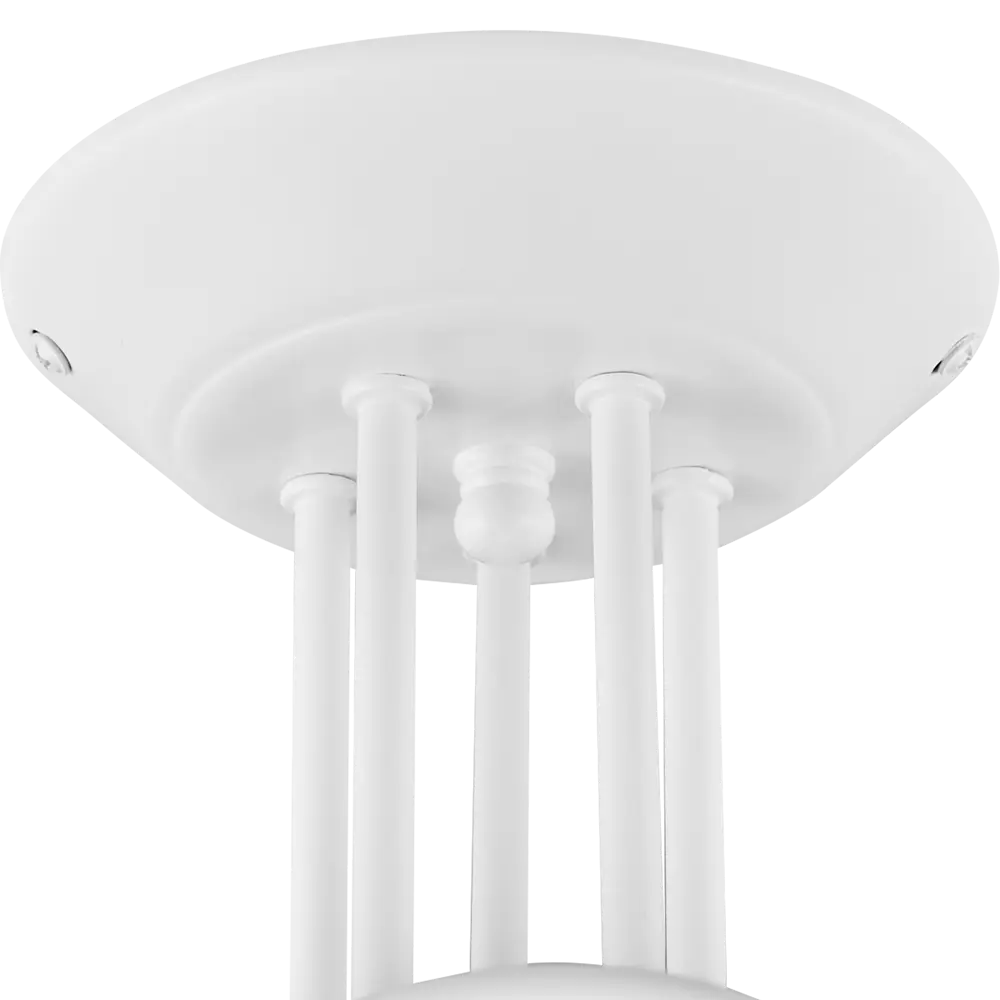 Люстра потолочная Vitaluce Сириус 5 ламп 15м² Е27 цвет белый матовый STLM-2089884 - Вид №4